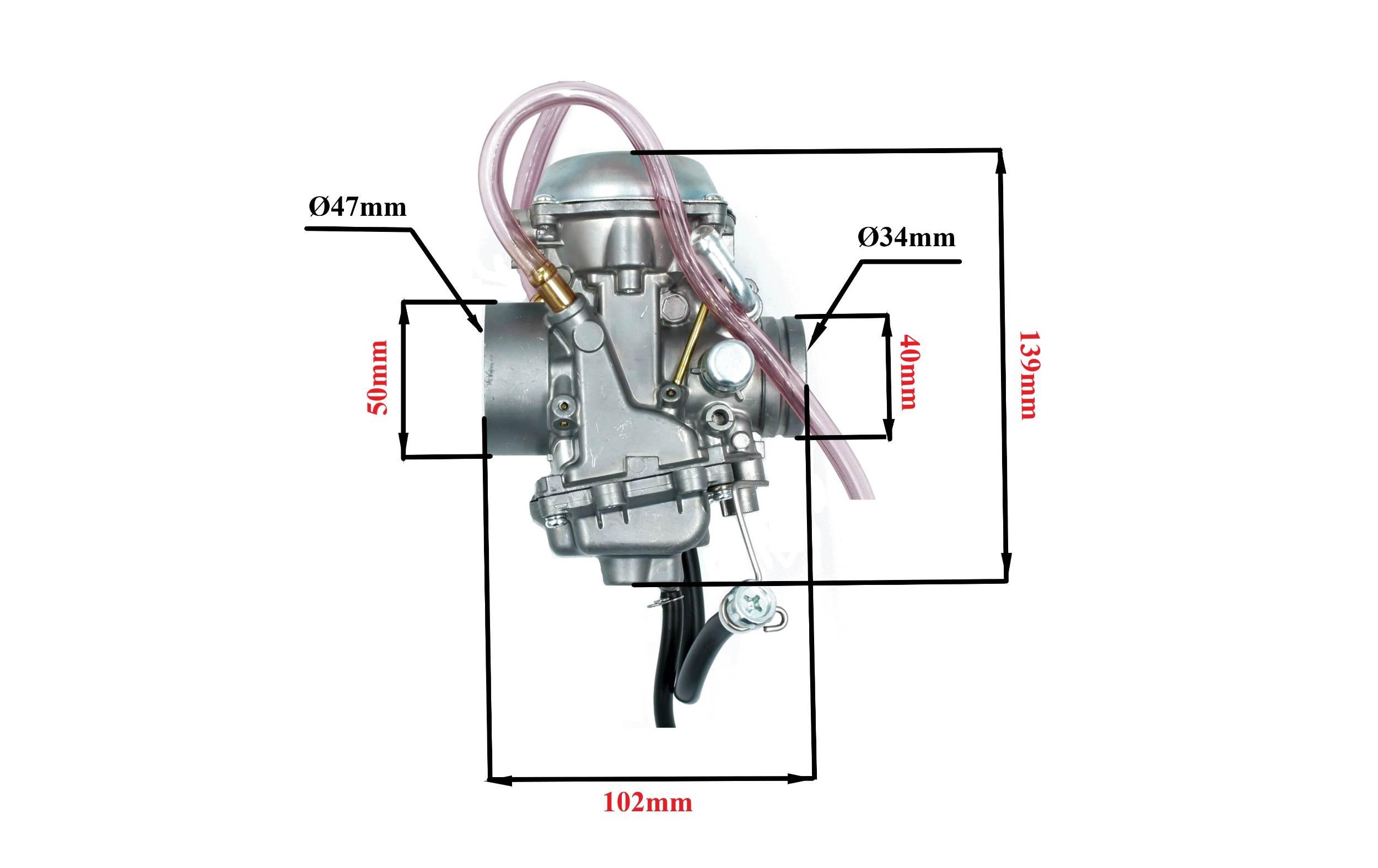 Gaźnik power force pd34j-4 suzuki quadrunner 250 lt-4wd lt-f250f 1990-1999 - zdjęcie 3
