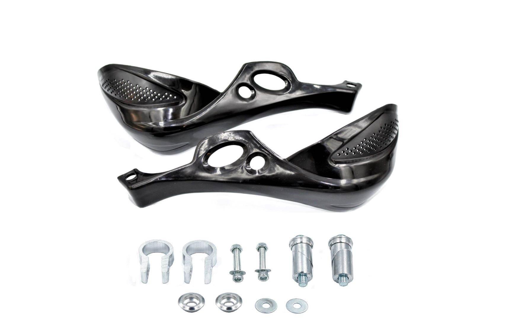 Handbary - czarne osłony rąk, dłoni enduro cross quad- atv gy6107812-g