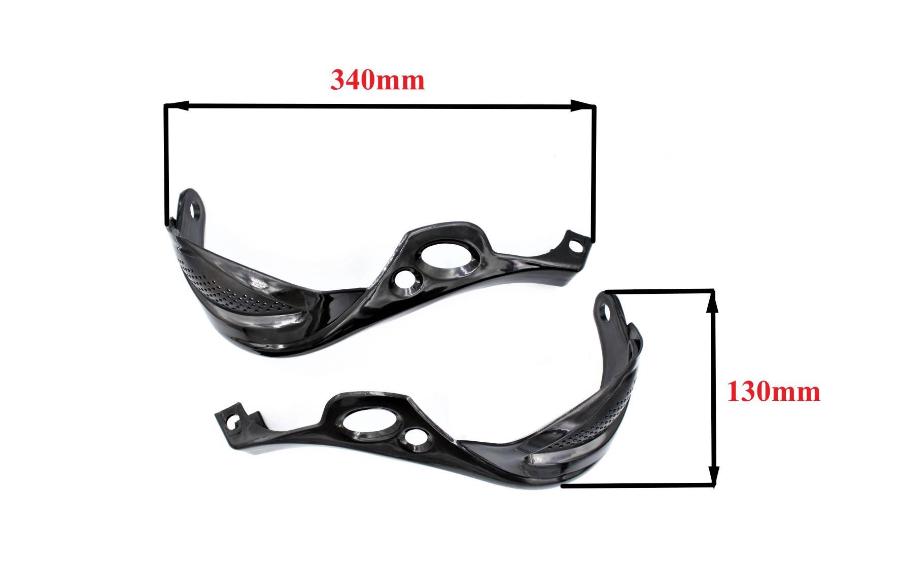 Handbary - czarne osłony rąk, dłoni enduro cross quad- atv gy6107812-g - zdjęcie 3