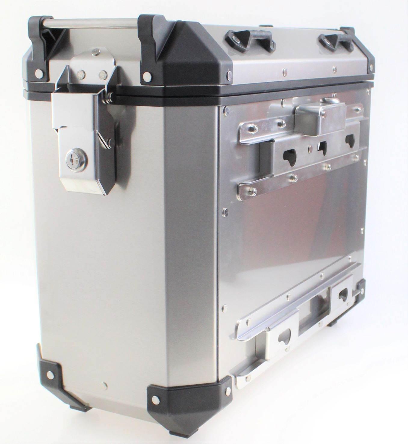 zestaw 3 kufrów aluminiowych suzuki dl650 v storm (17-22) srebrne - zdjęcie 10