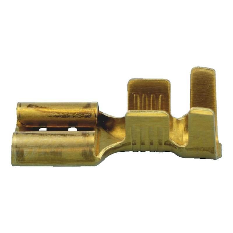 Konektor żeński tulejkowy płaski kon-(blk)-9,5x1,2-(4,0-6,0qmm)