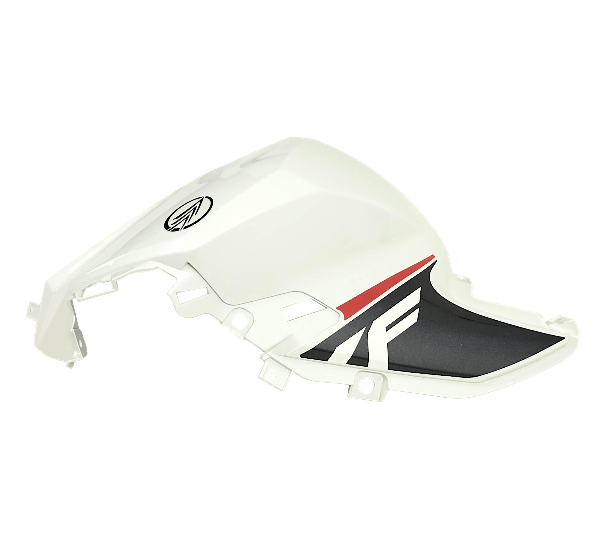 Osłona zbiornika paliwa lewa (white) z naklejką keeway rkf 125 2017-2021 - zdjęcie 2