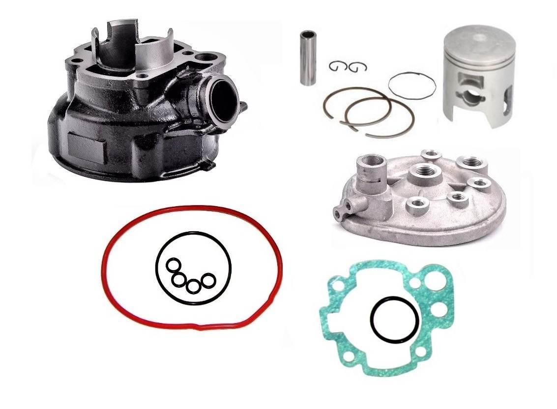 Cylinder żeliwny z głowicą power force aprilia rs yamaha dt minarelli am6 - zdjęcie 3