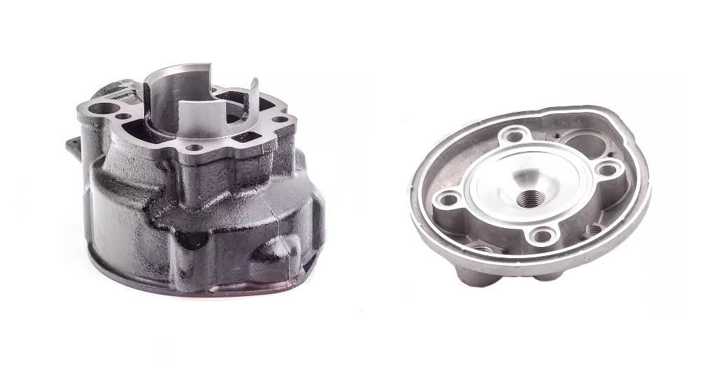 Cylinder żeliwny z głowicą power force aprilia rs yamaha dt minarelli am6 - zdjęcie 4