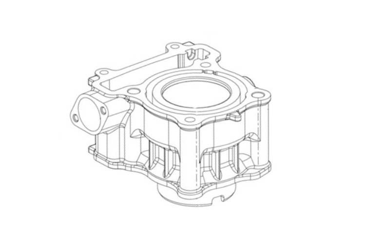 Cylinder keeway rkf - rkr 125 139014540010 - zdjęcie 2