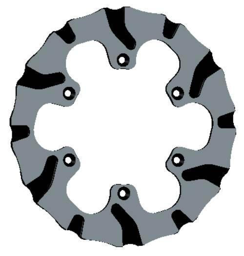 Tarcza hamulcowa braking batfly fixed by4509