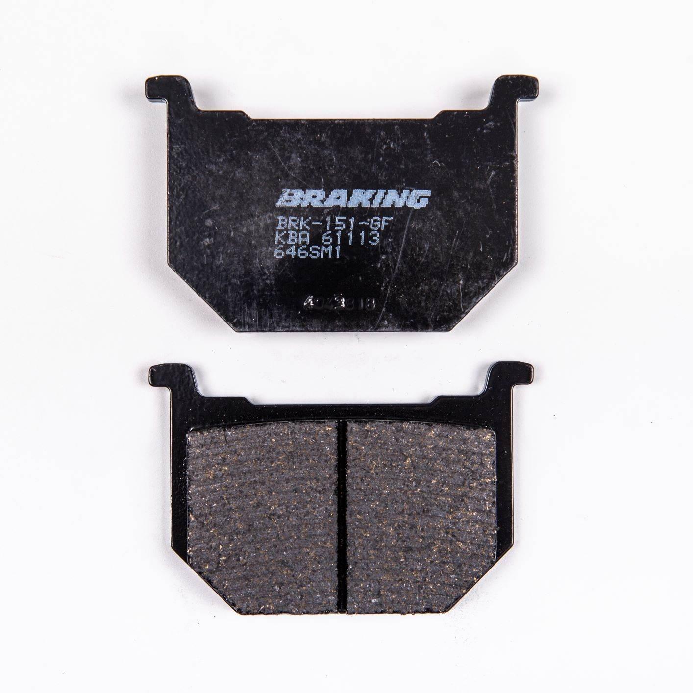 Klocki hamulcowe braking semi metallic 646sm1