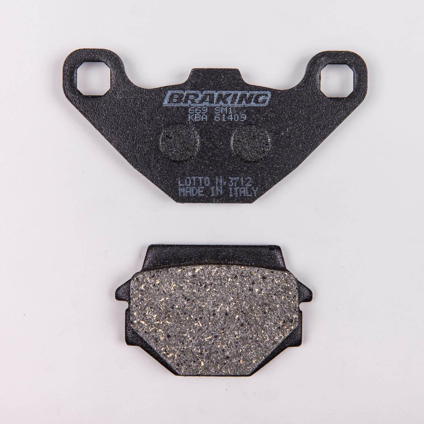 Klocki hamulcowe braking semi metallic 669sm1