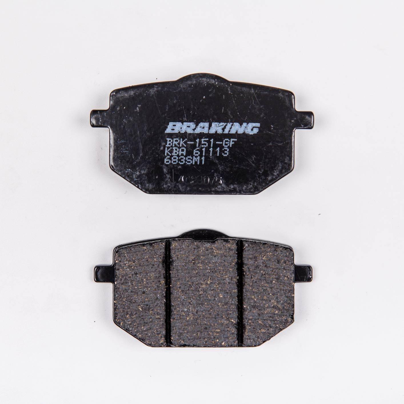 Klocki hamulcowe braking semi metallic 683sm1