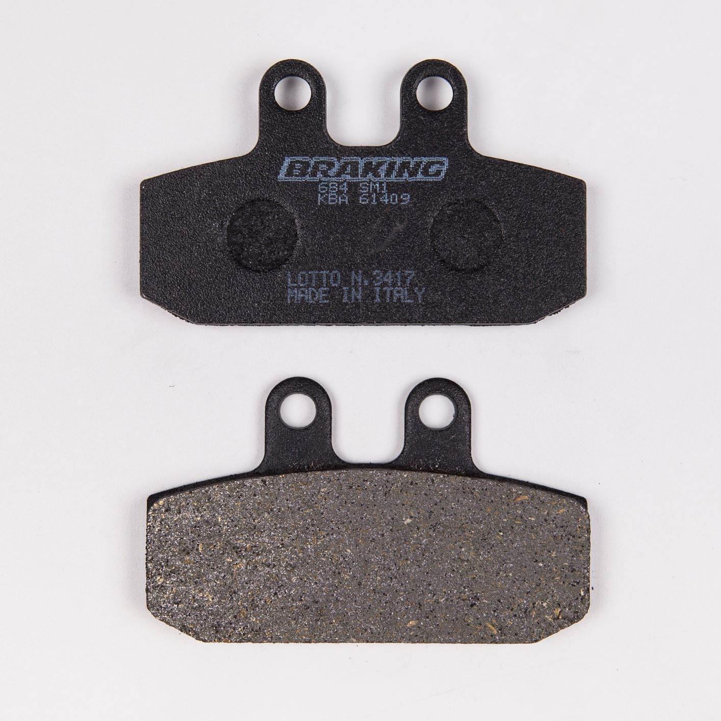 Klocki hamulcowe braking semi metallic 684sm1
