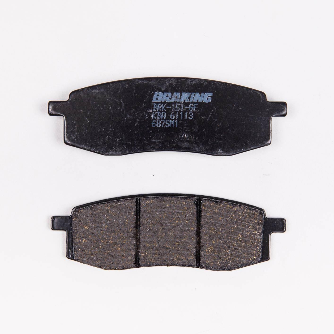 Klocki hamulcowe braking semi metallic 687sm1