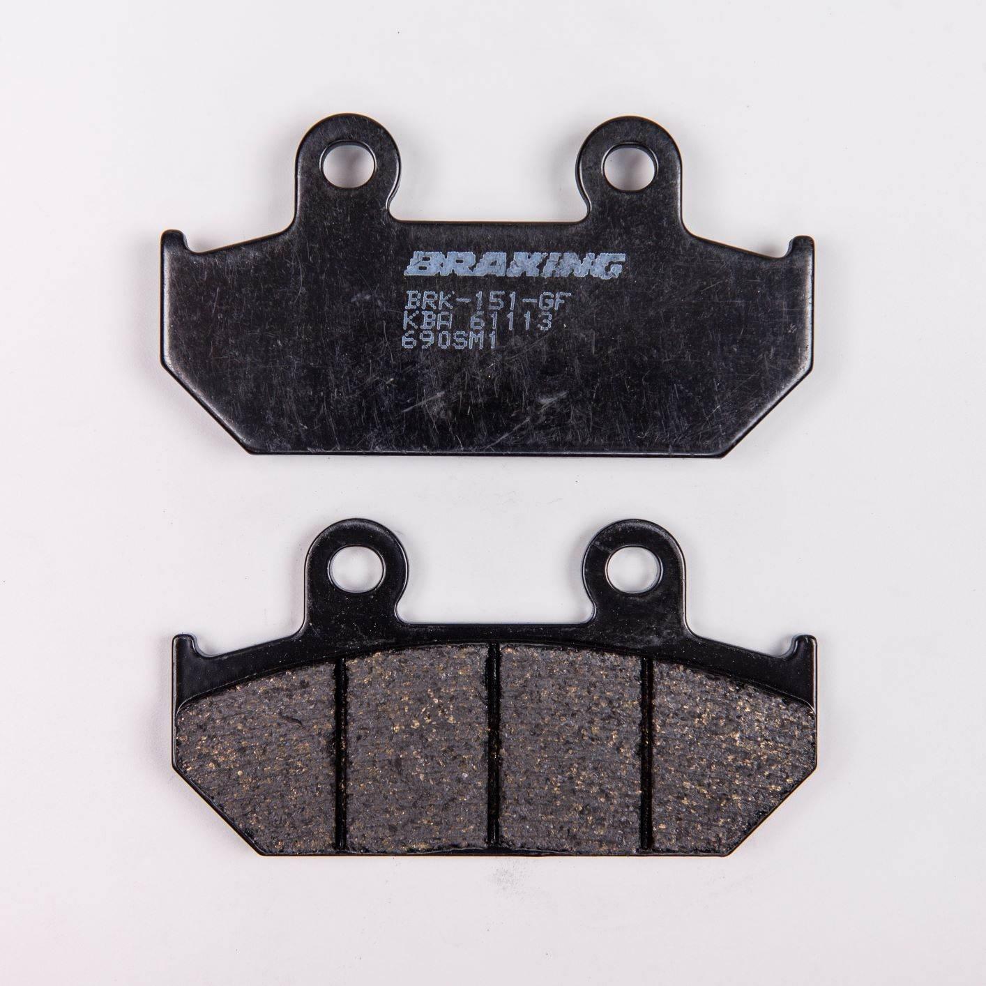Klocki hamulcowe braking semi metallic 690sm1