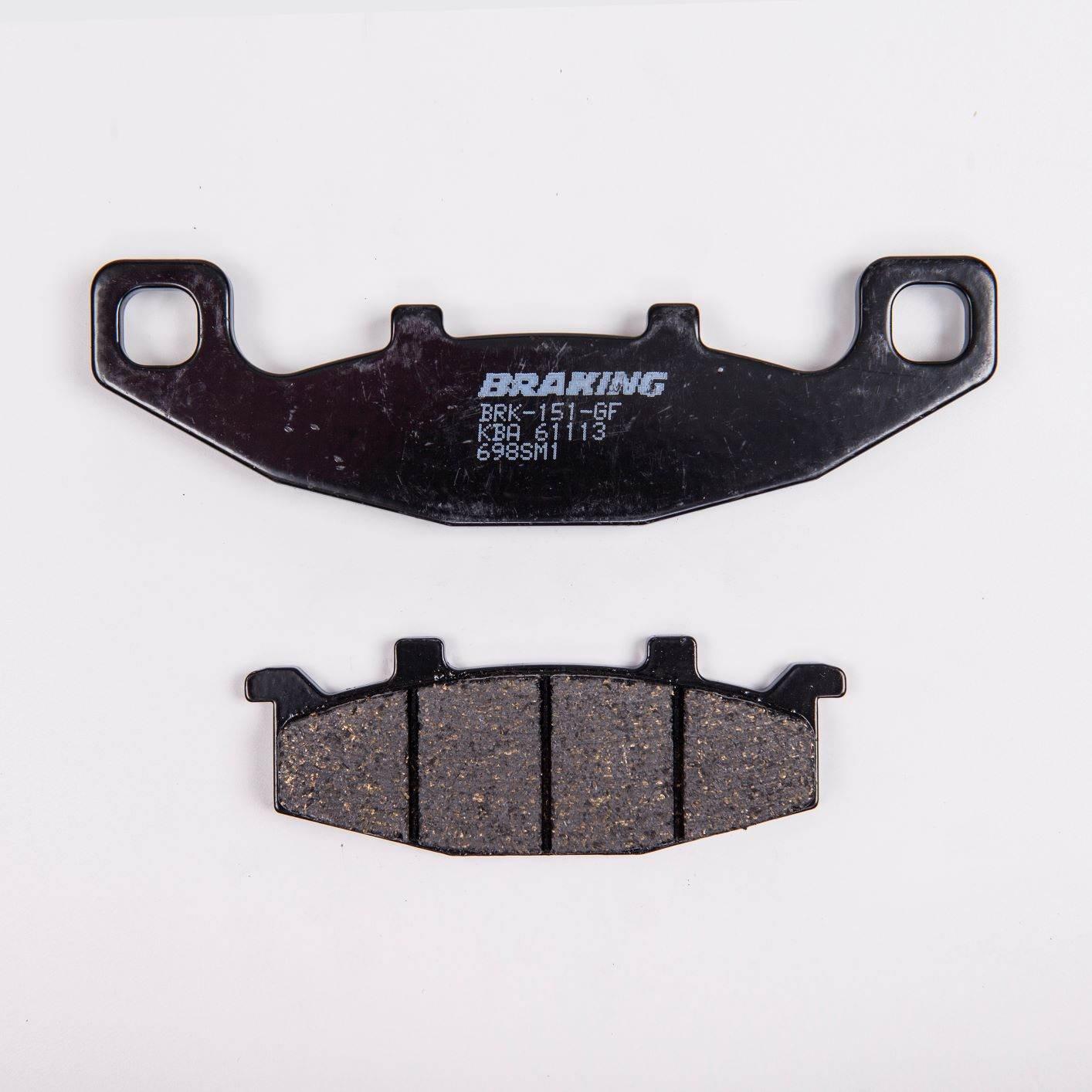 Klocki hamulcowe braking semi metallic 698sm1