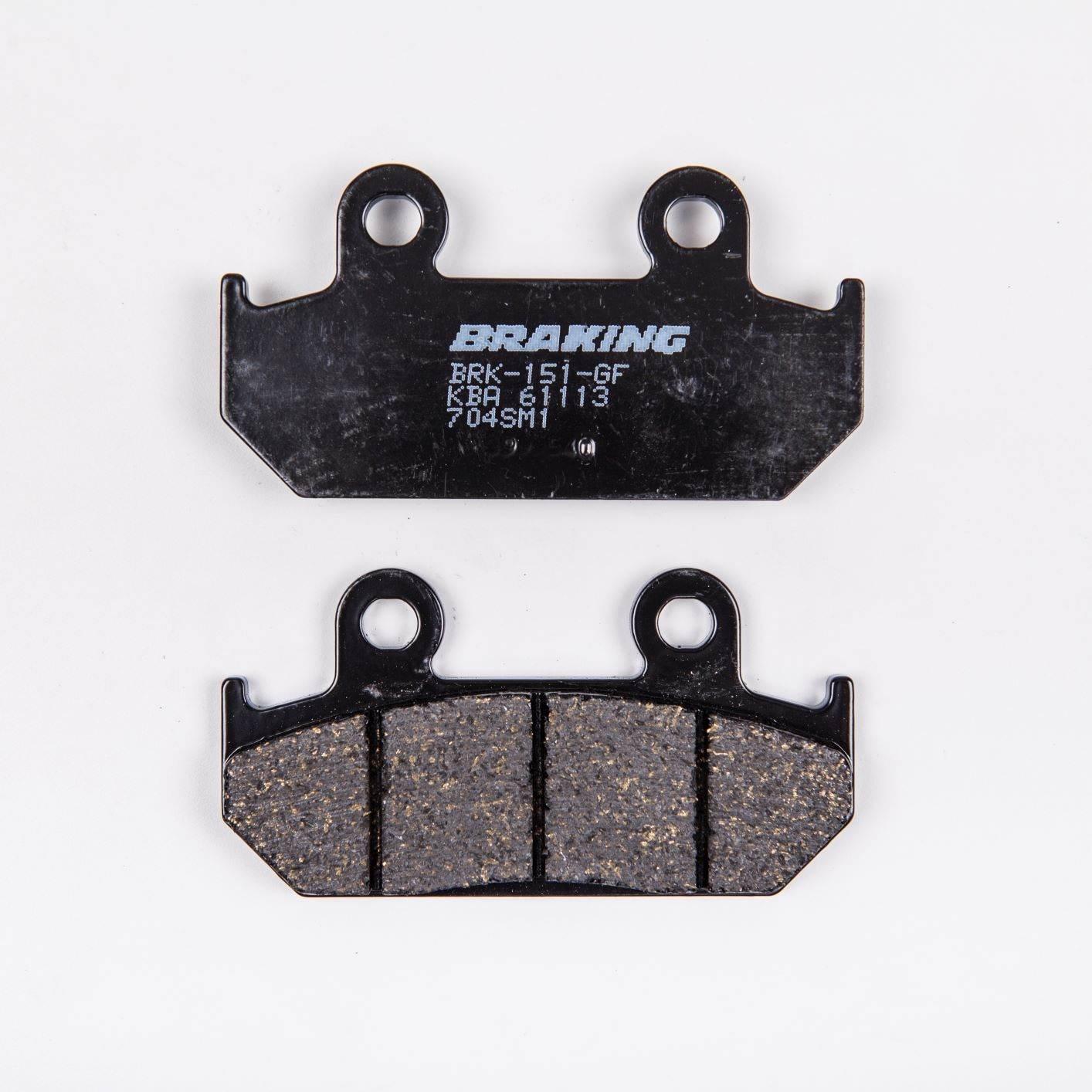Klocki hamulcowe braking semi metallic 704sm1