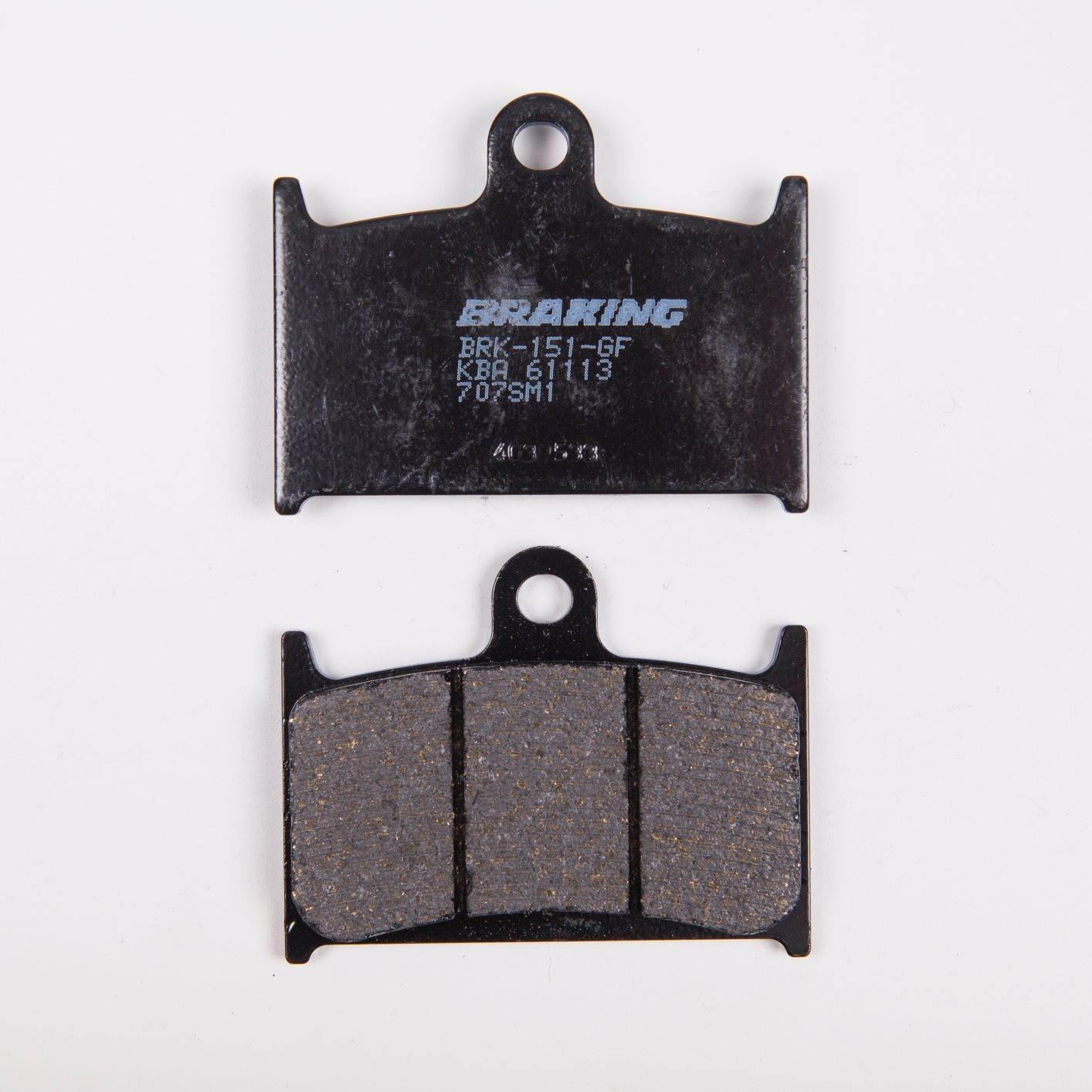 Klocki hamulcowe braking semi metallic 707sm1