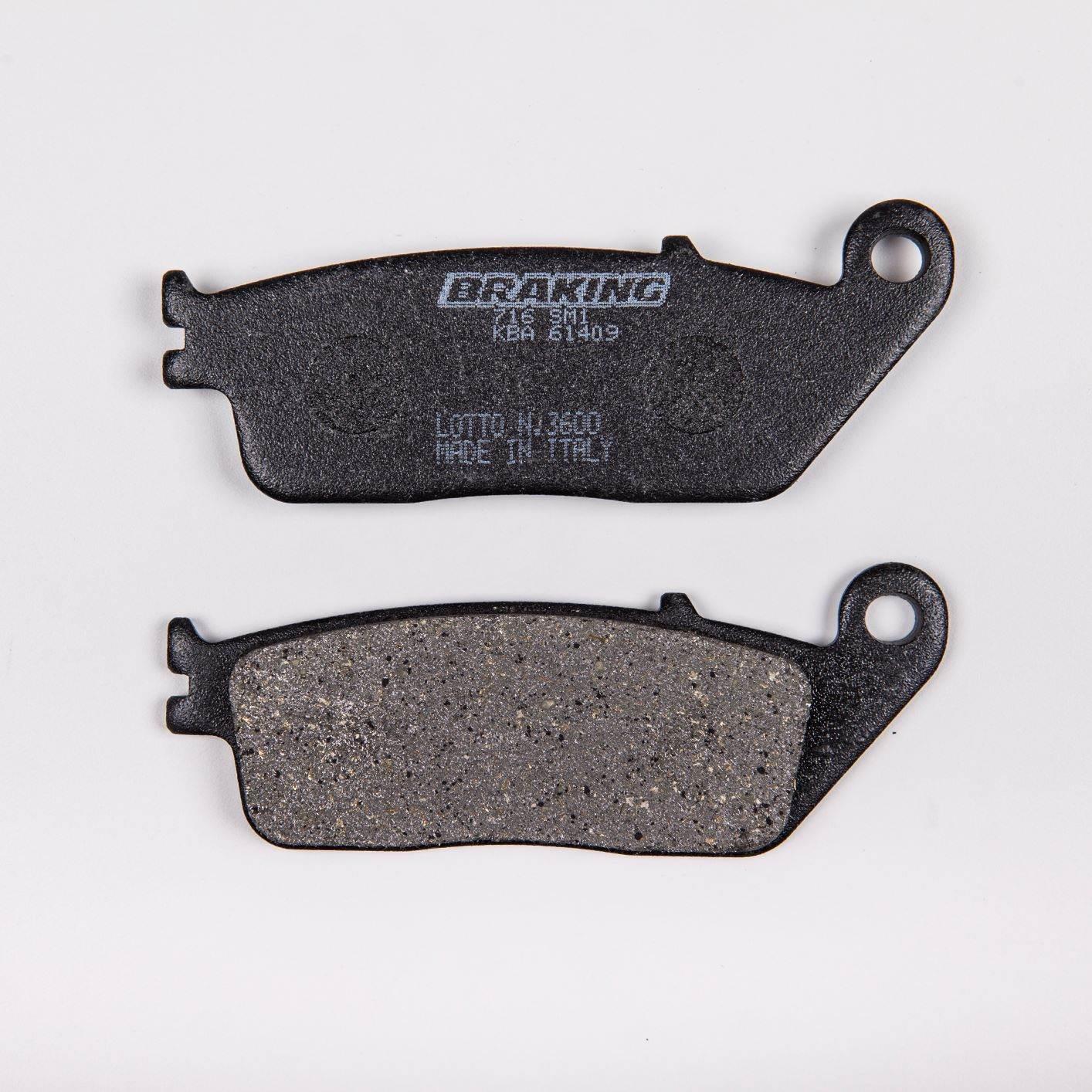 Klocki hamulcowe braking semi metallic 716sm1