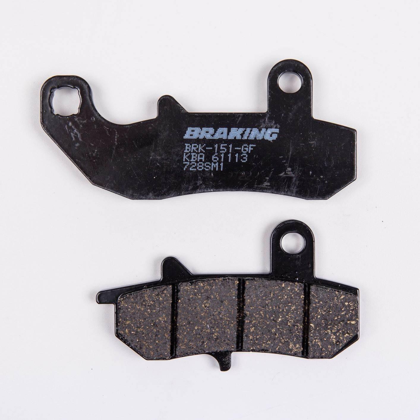 Klocki hamulcowe braking semi metallic 728sm1