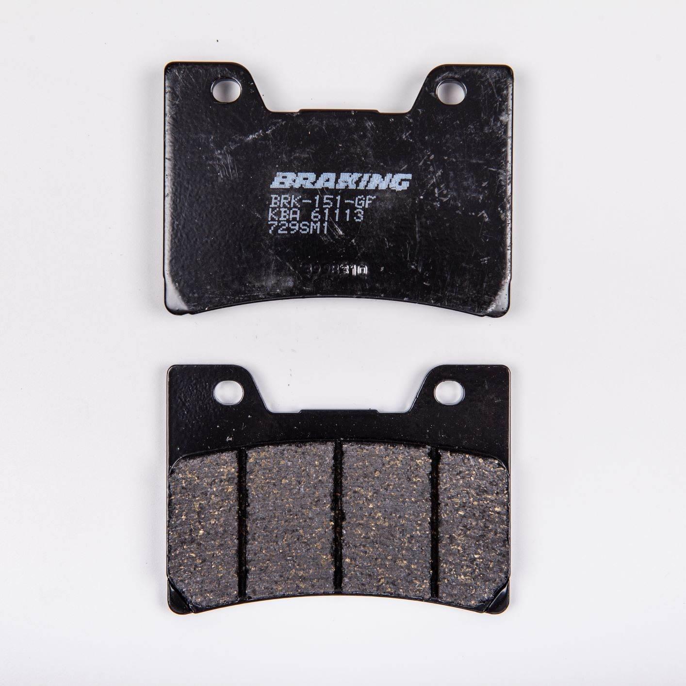 Klocki hamulcowe braking semi metallic 729sm1