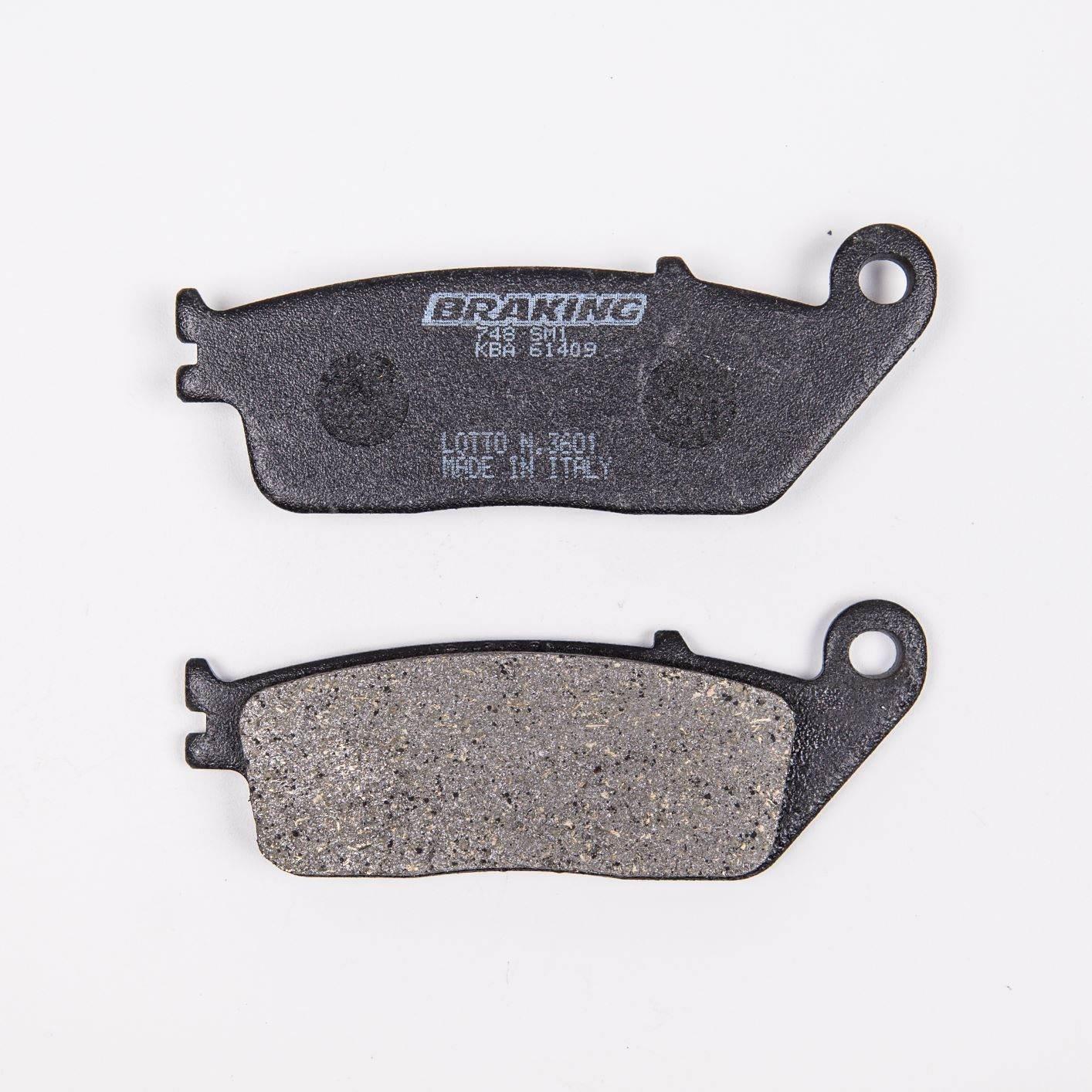 Klocki hamulcowe braking semi metallic 748sm1
