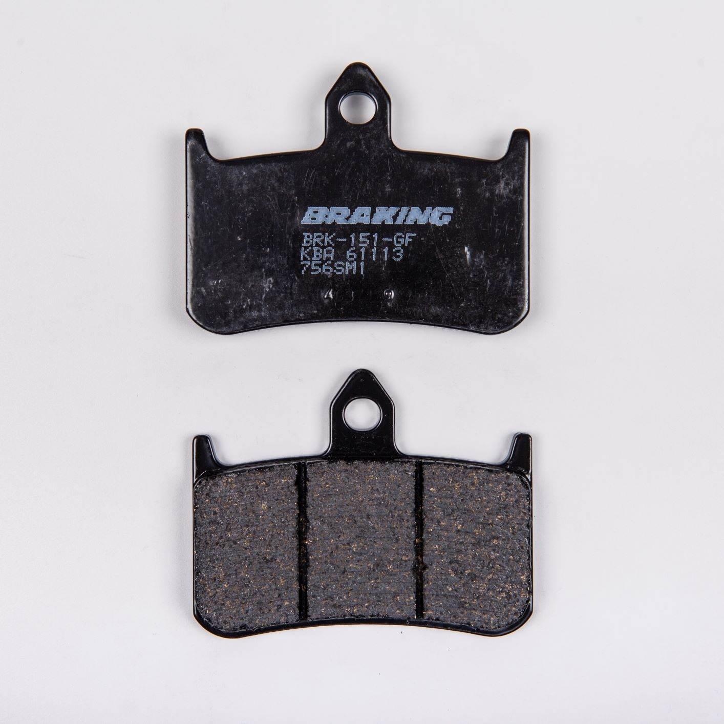 Klocki hamulcowe braking semi metallic 756sm1