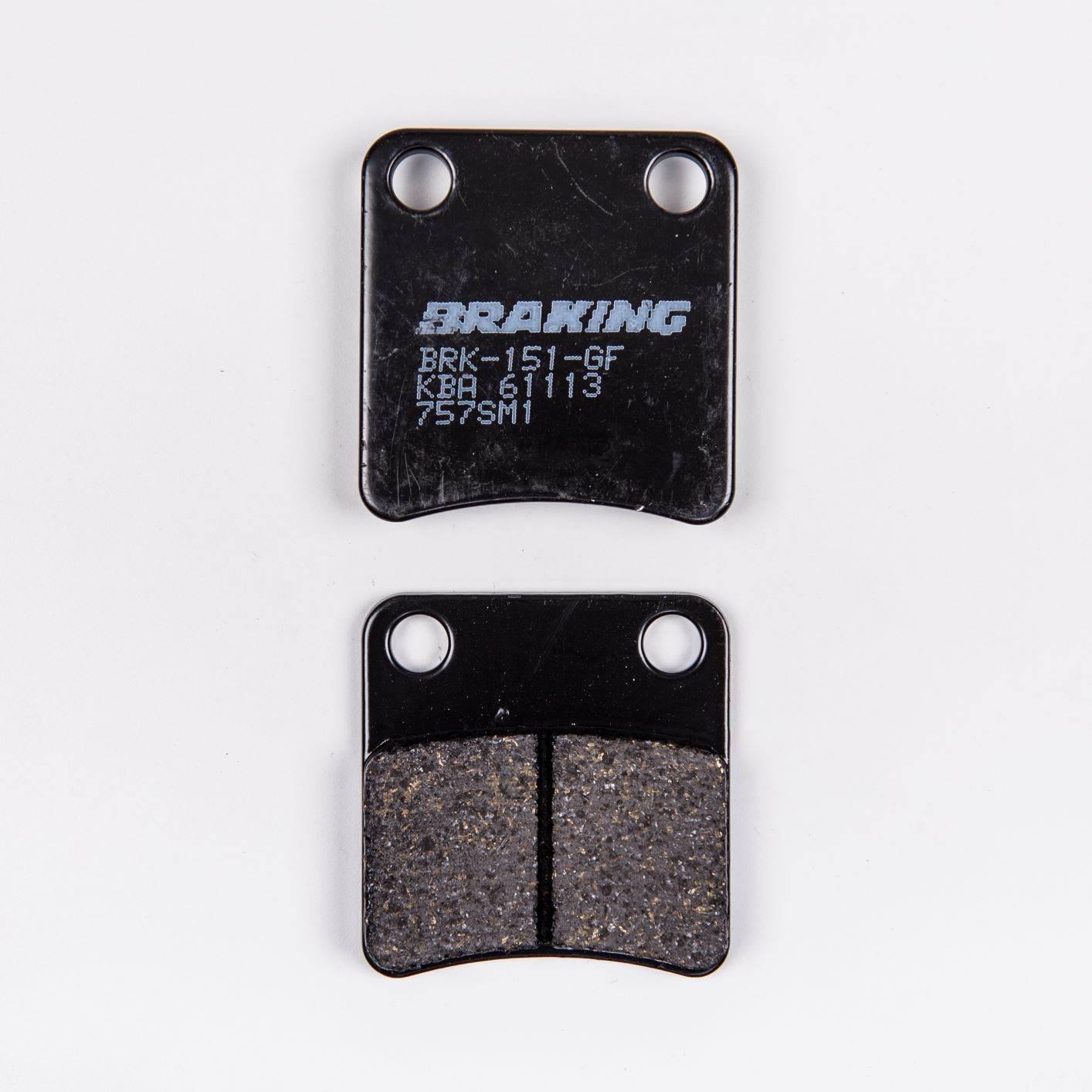 Klocki hamulcowe braking semi metallic 757sm1