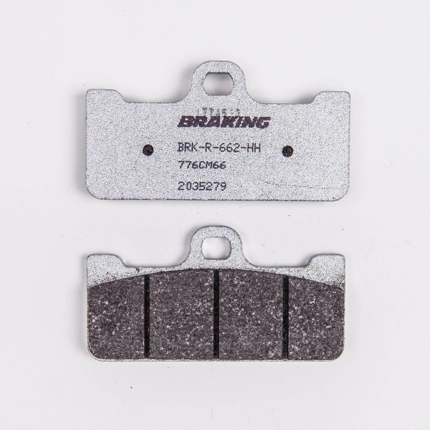 Klocki hamulcowe braking semi metallic race 776cm66