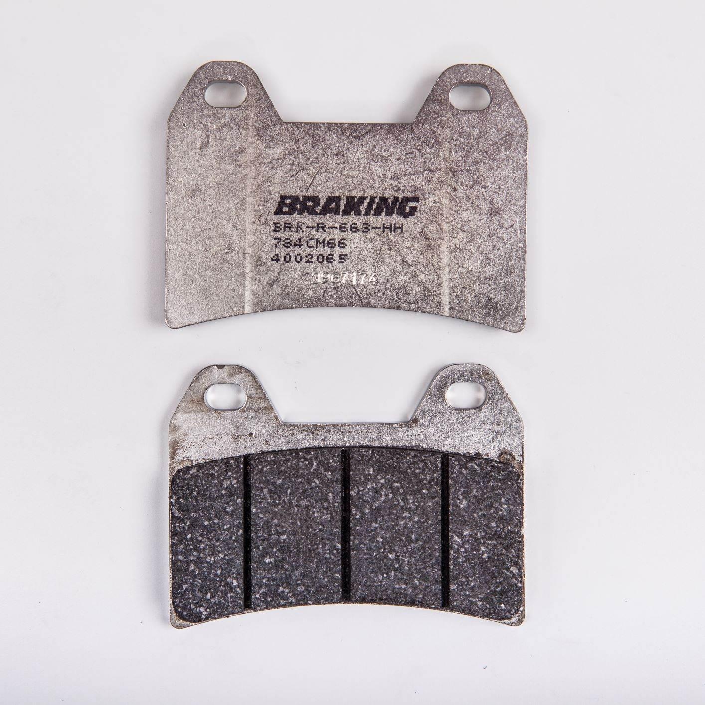 Klocki hamulcowe braking semi metallic race 784cm66