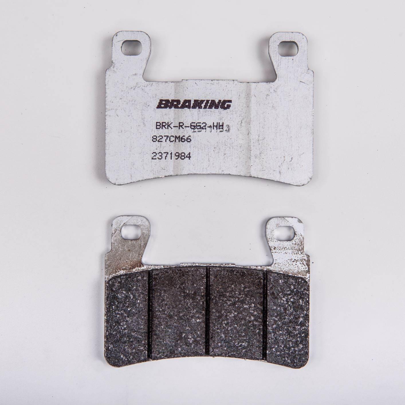 Klocki hamulcowe braking semi metallic race 827cm66
