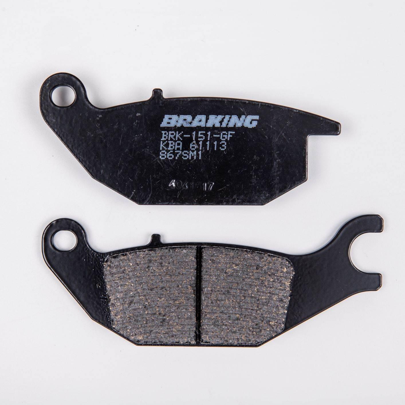 Klocki hamulcowe braking semi metallic 867sm1