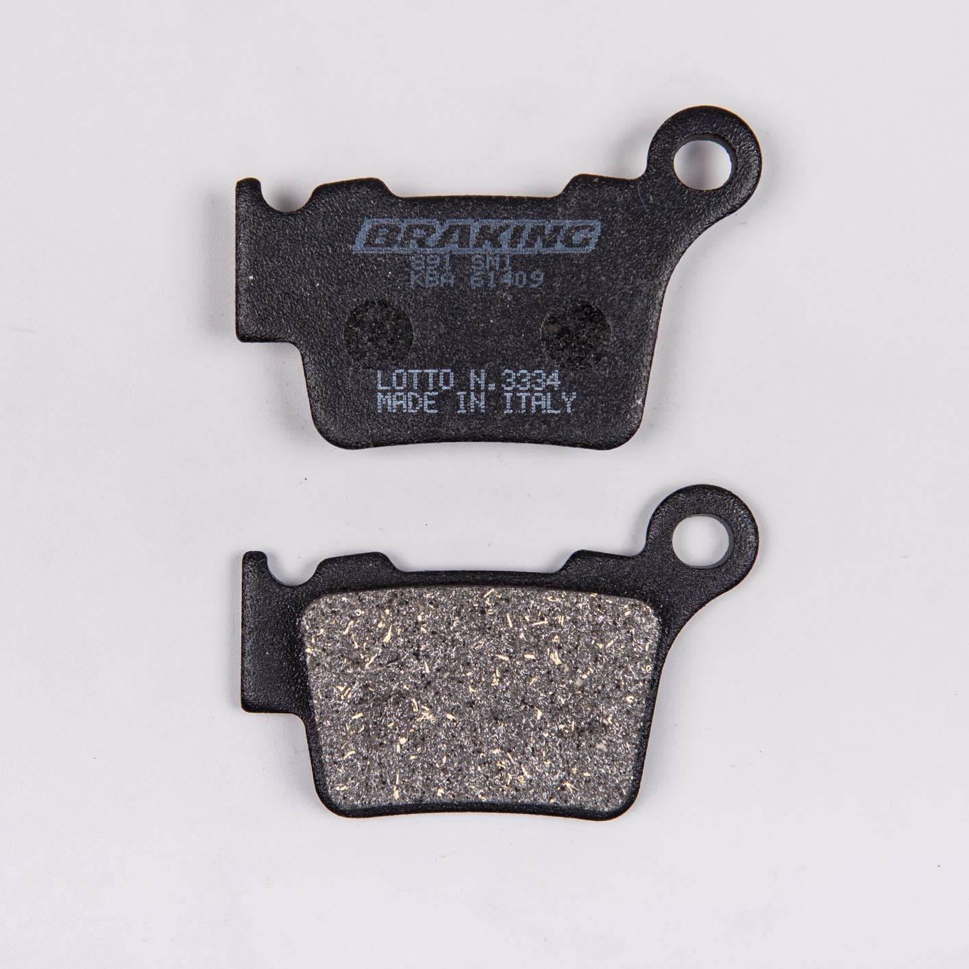 Klocki hamulcowe braking semi metallic 891sm1