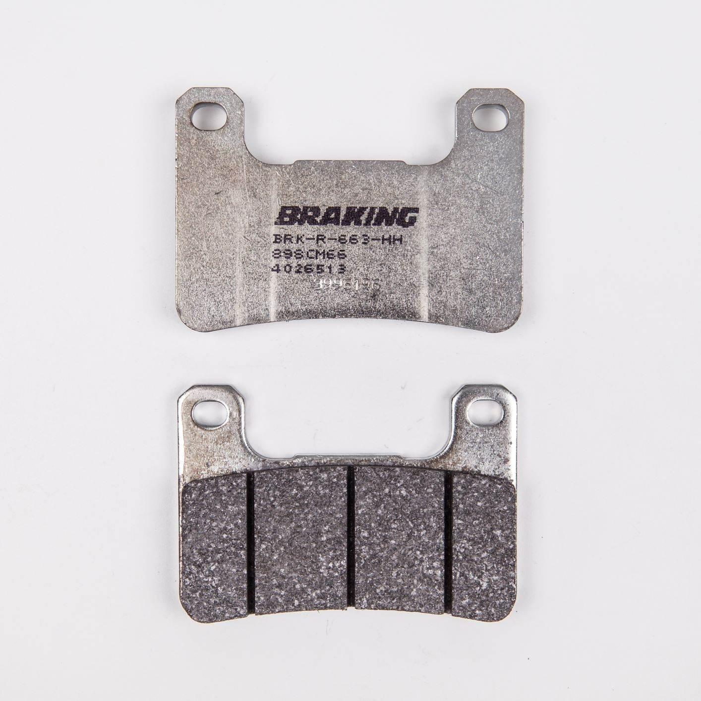 Klocki hamulcowe braking semi metallic race 898cm66
