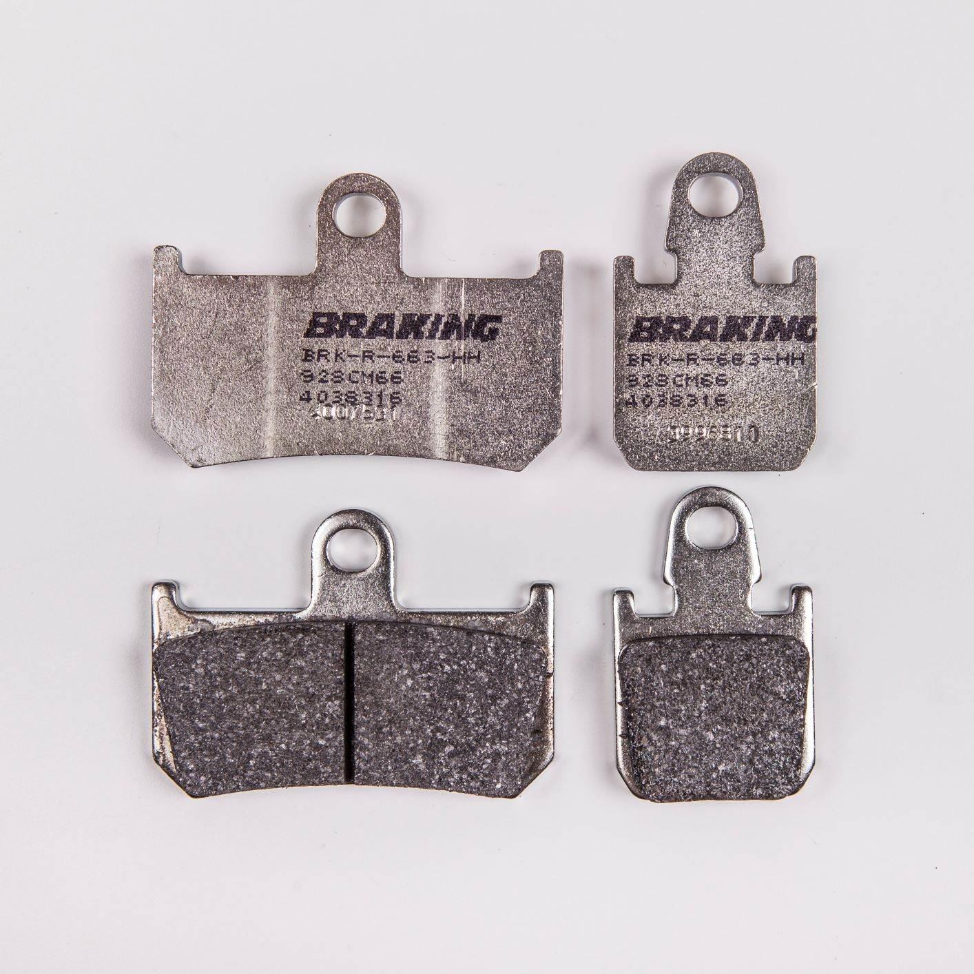Klocki hamulcowe braking semi metallic race 928cm66