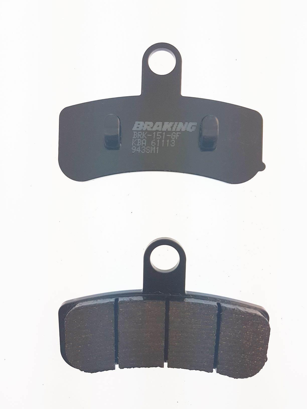 Klocki hamulcowe braking semi metallic 943sm1