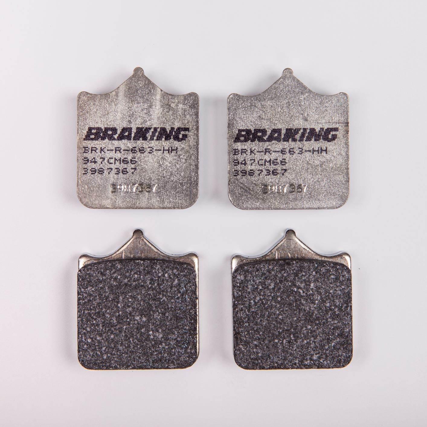 Klocki hamulcowe braking semi metallic race 947cm66