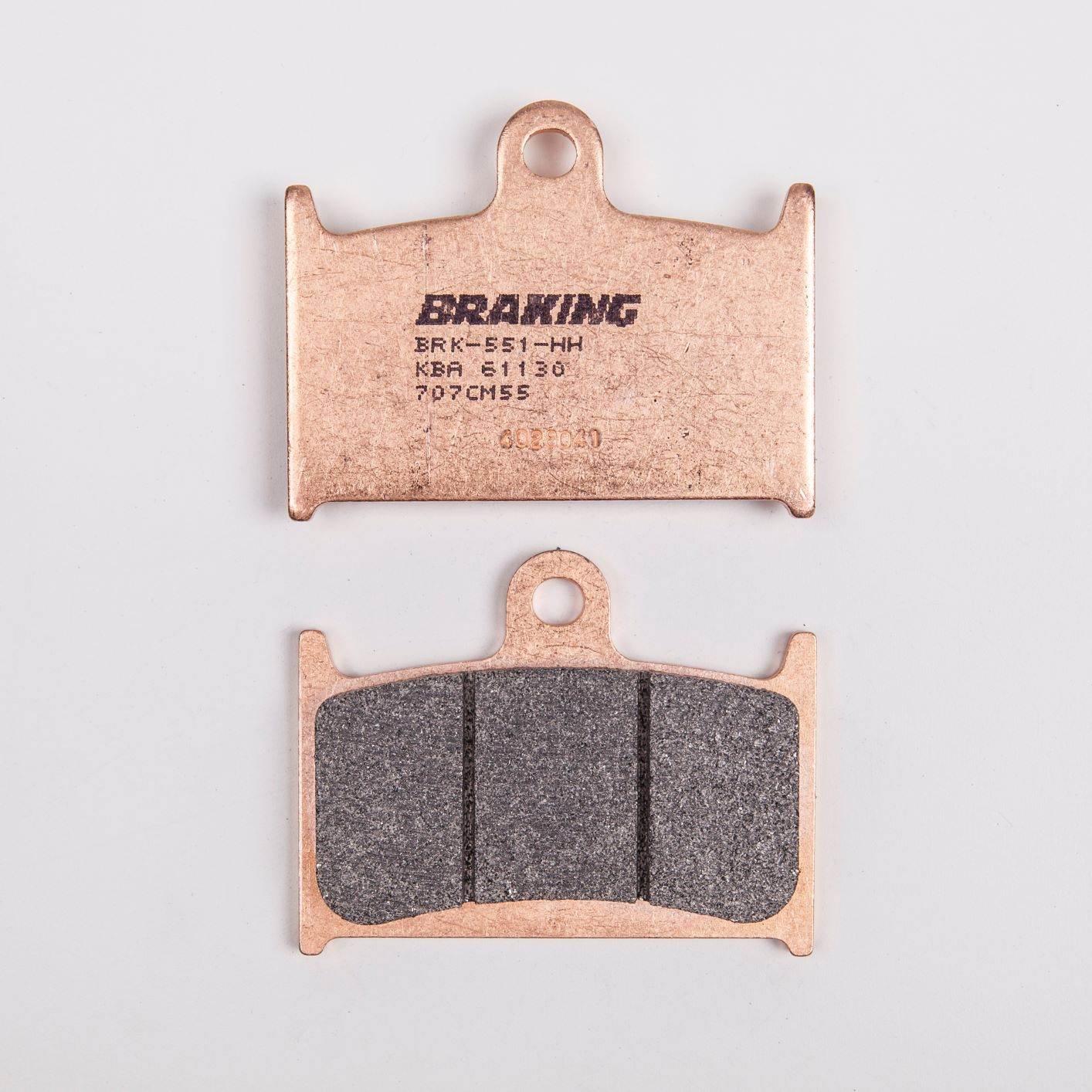 Klocki hamulcowe braking sintered 707cm55 przednie