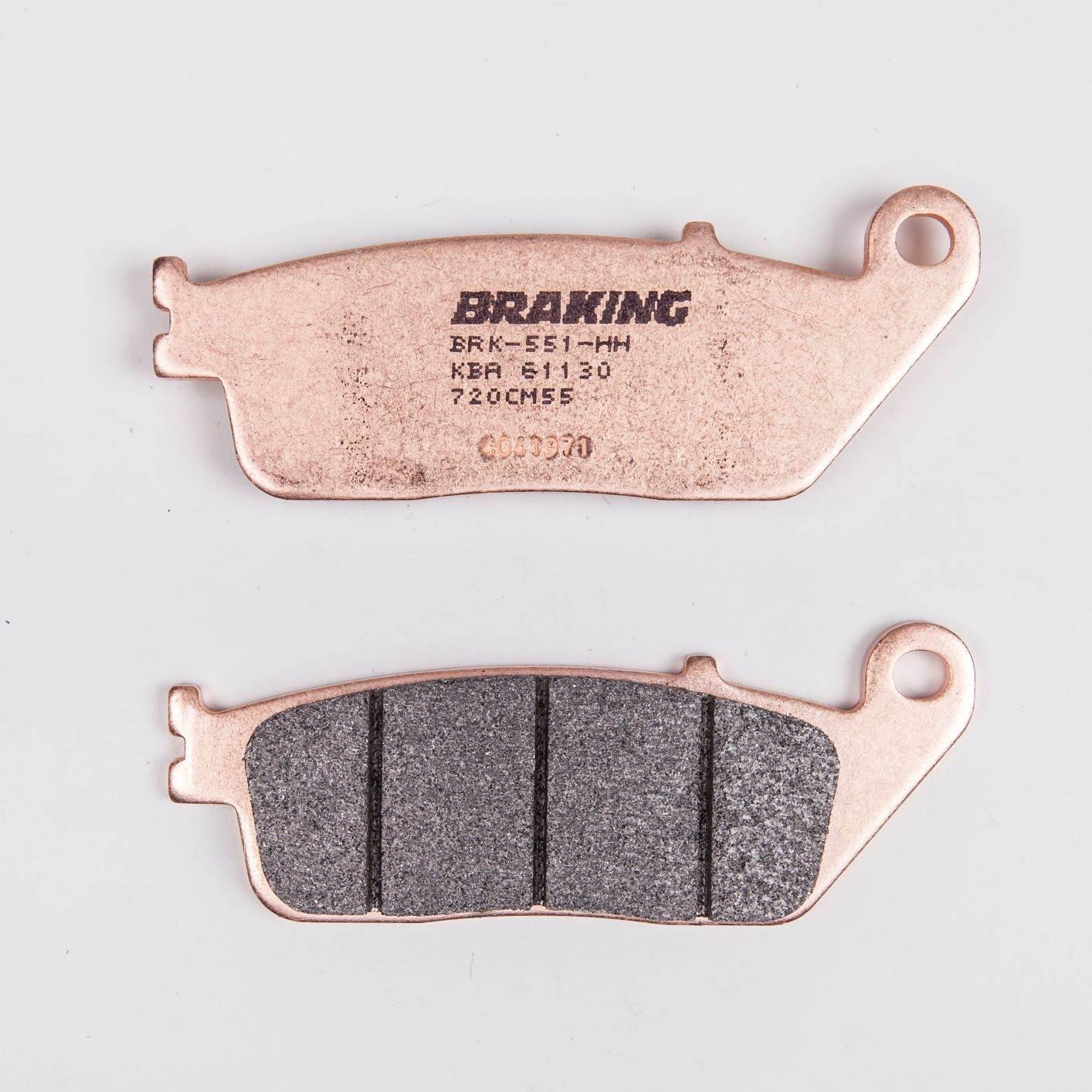 Klocki hamulcowe braking sintered 720cm55 przednie
