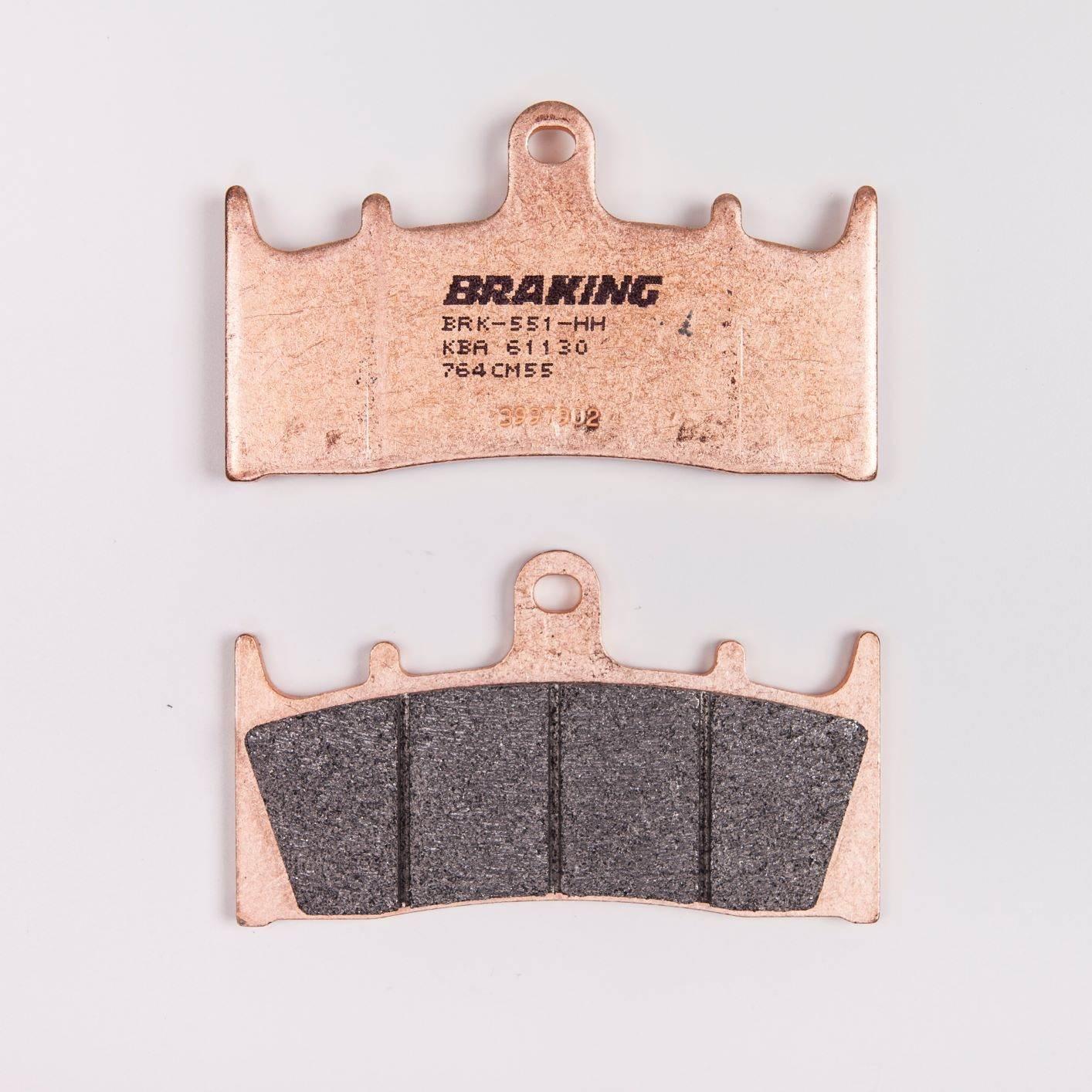 Klocki hamulcowe braking sintered 764cm55 przednie