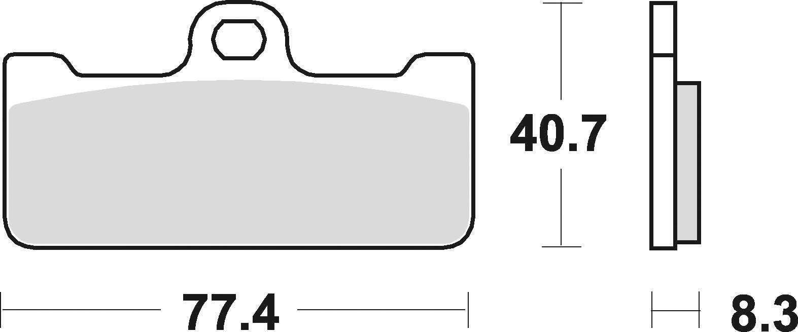 Klocki hamulcowe braking sintered 776cm55 przednie - zdjęcie 2