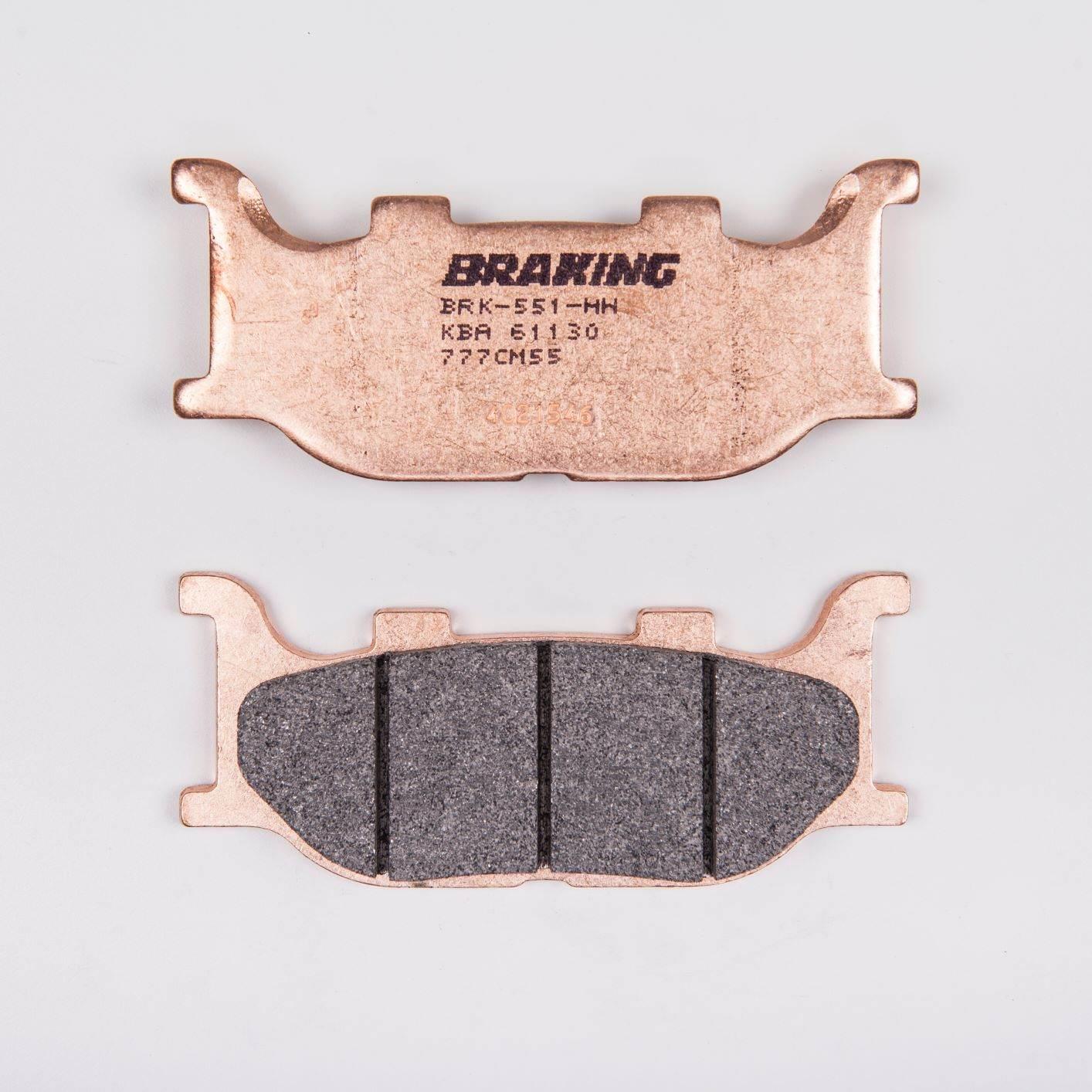 Klocki hamulcowe braking sintered 777cm55 przednie