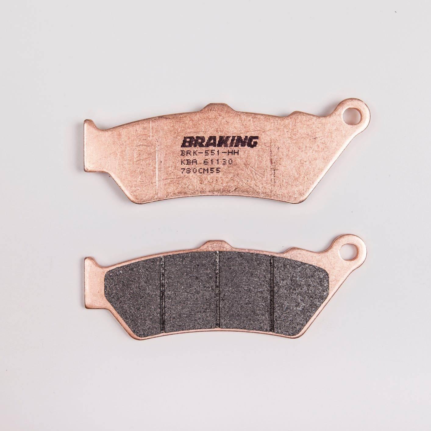 Klocki hamulcowe braking sintered 780cm55 przednie