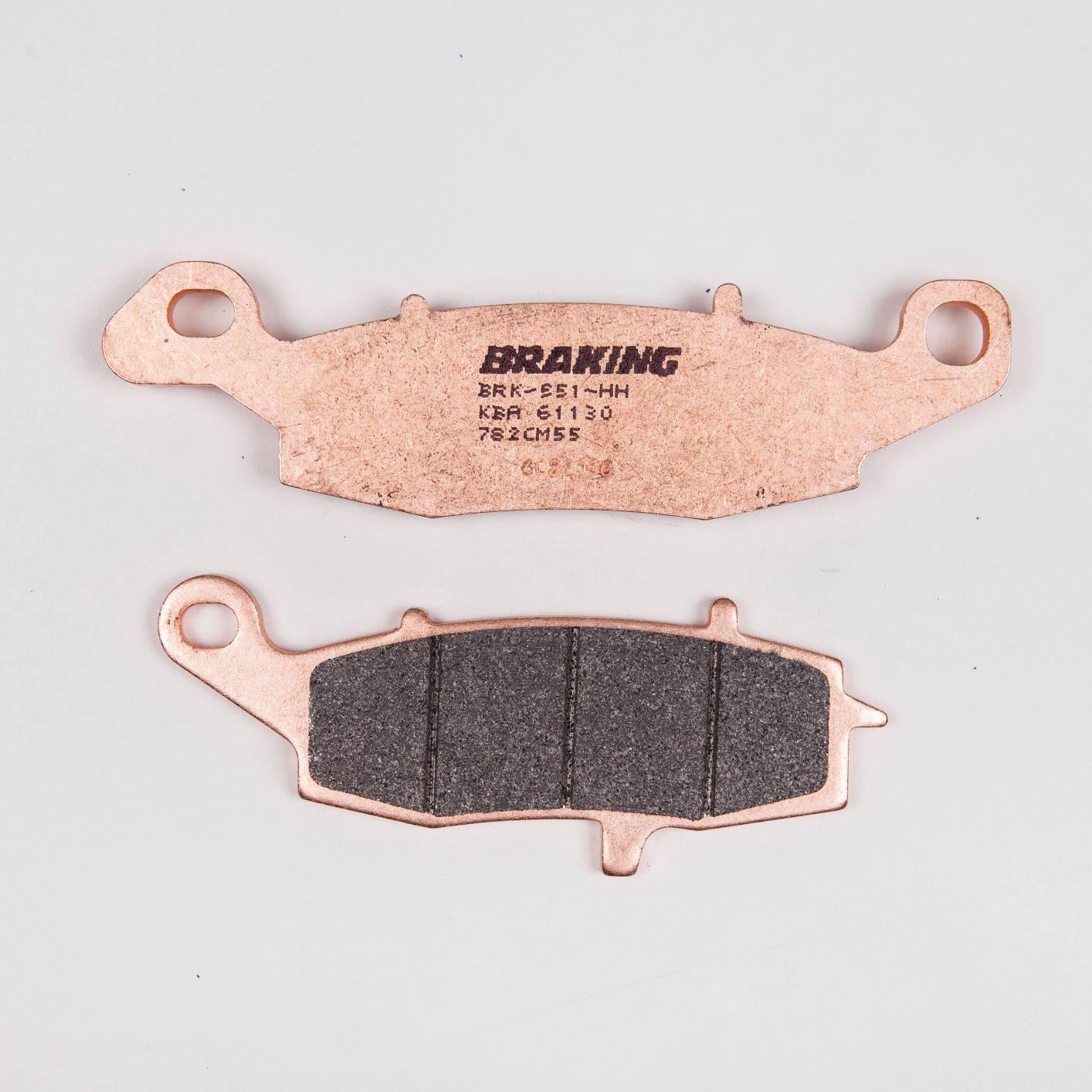Klocki hamulcowe braking sintered 782cm55 przednie