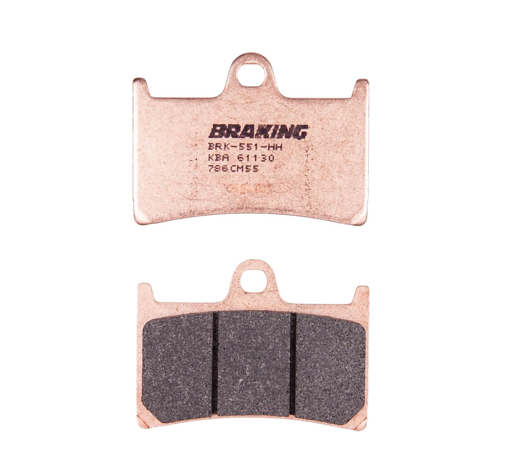 Klocki hamulcowe braking sintered 786cm55 przednie