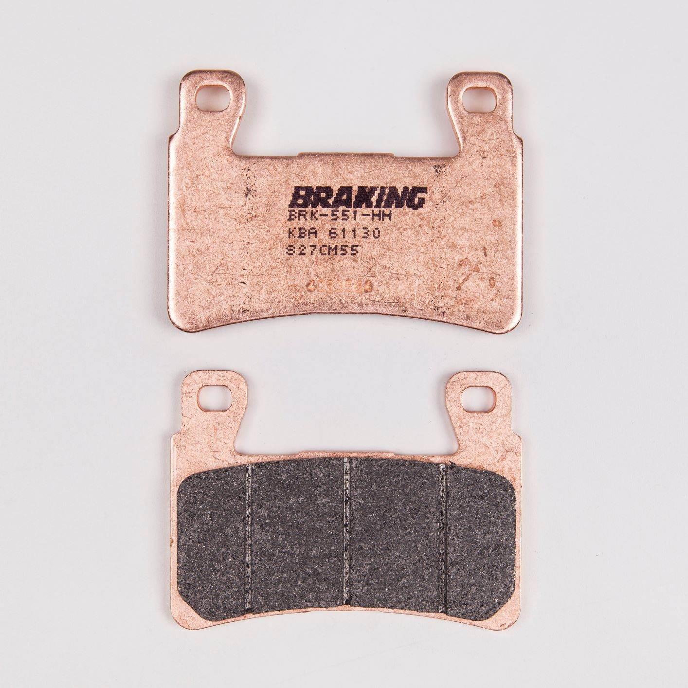 Klocki hamulcowe braking sintered 827cm55 przednie
