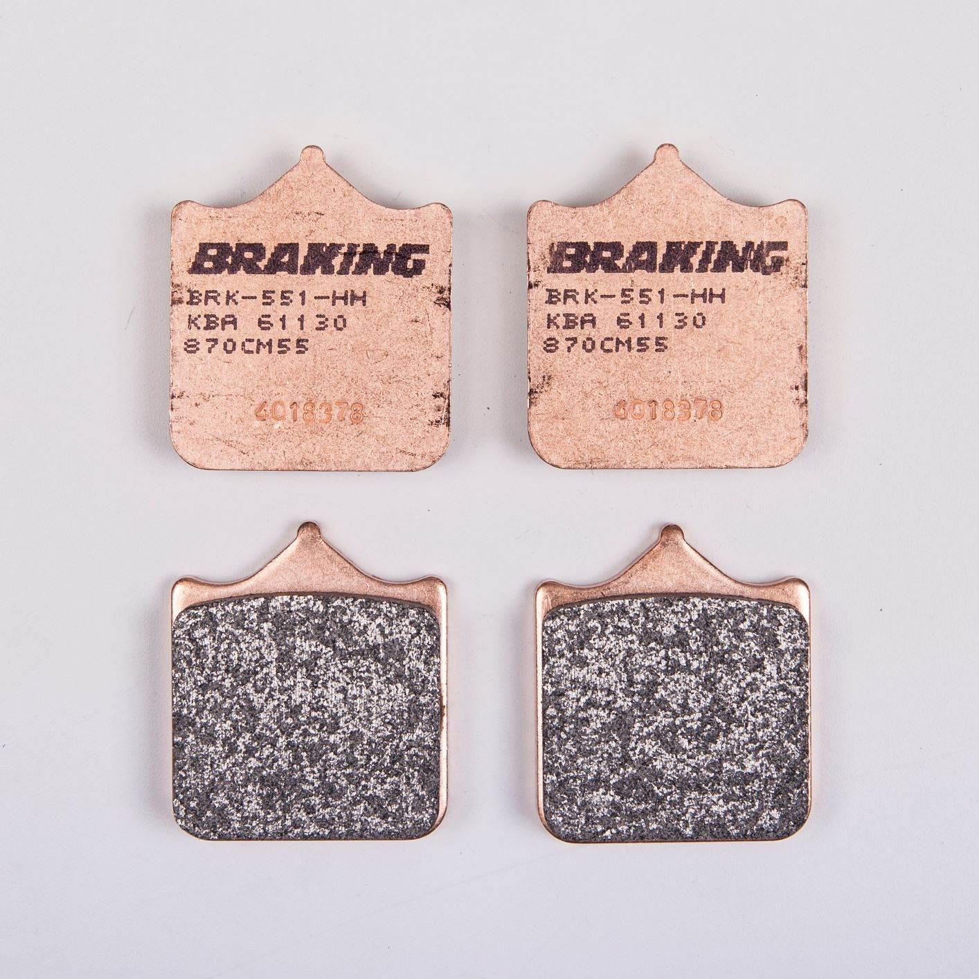 Klocki hamulcowe braking sintered 870cm55 przednie