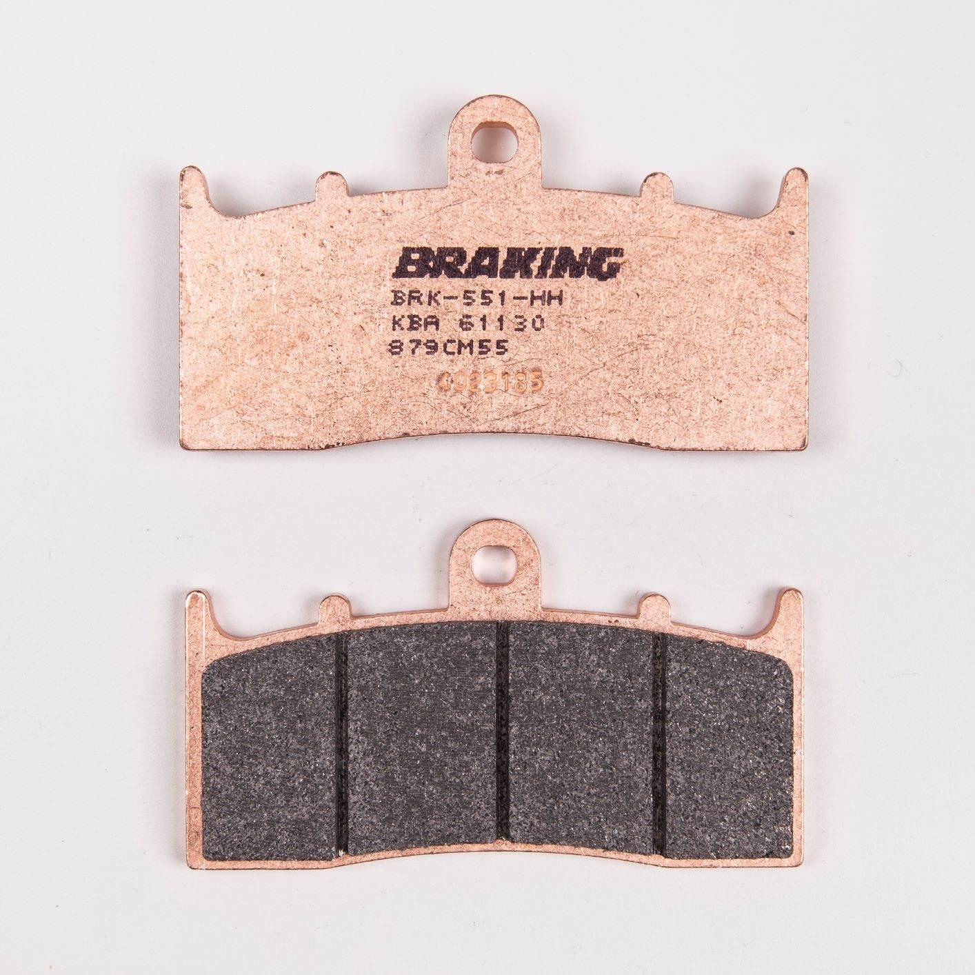 Klocki hamulcowe braking sintered 879cm55 przednie
