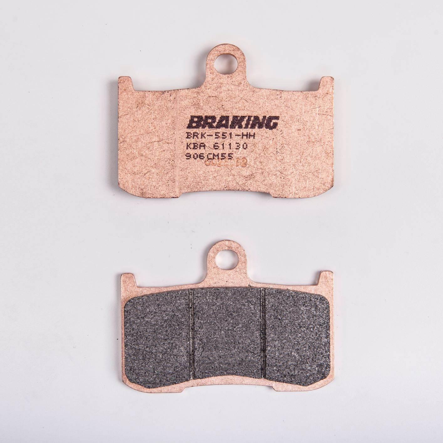 Klocki hamulcowe braking sintered 906cm55 przednie
