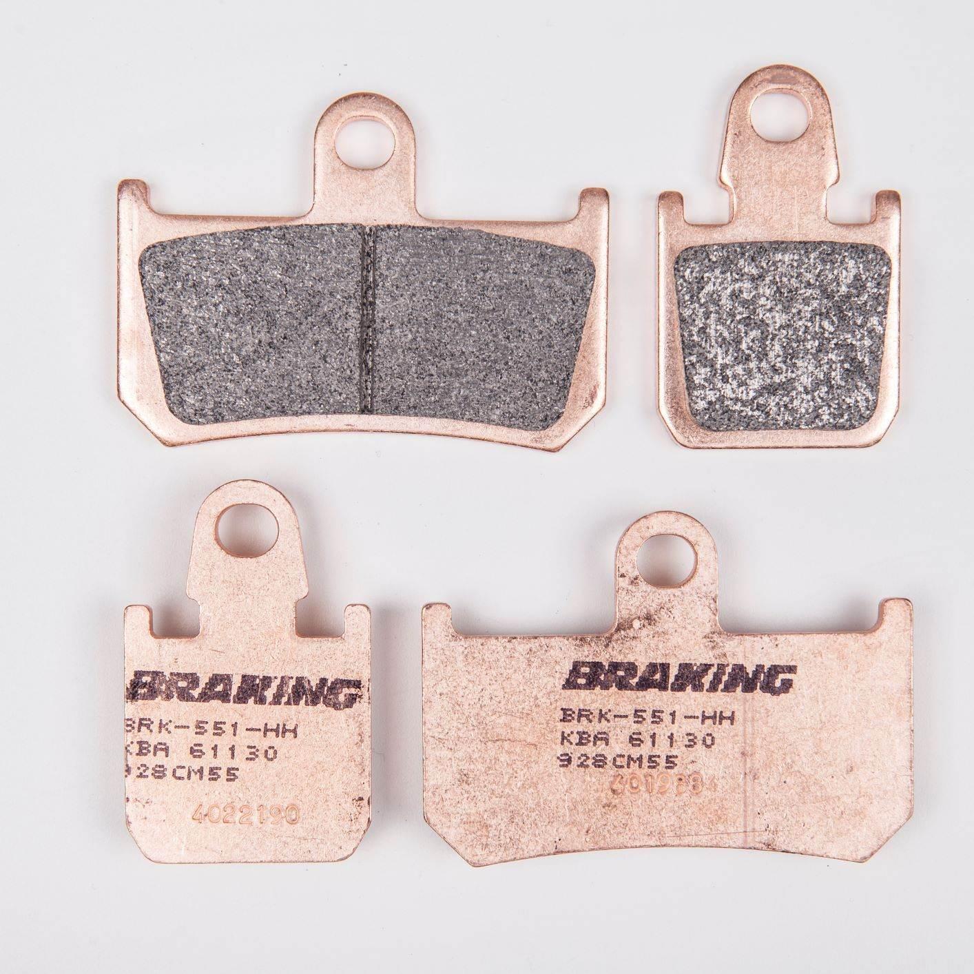 Klocki hamulcowe braking sintered 928cm55 przednie