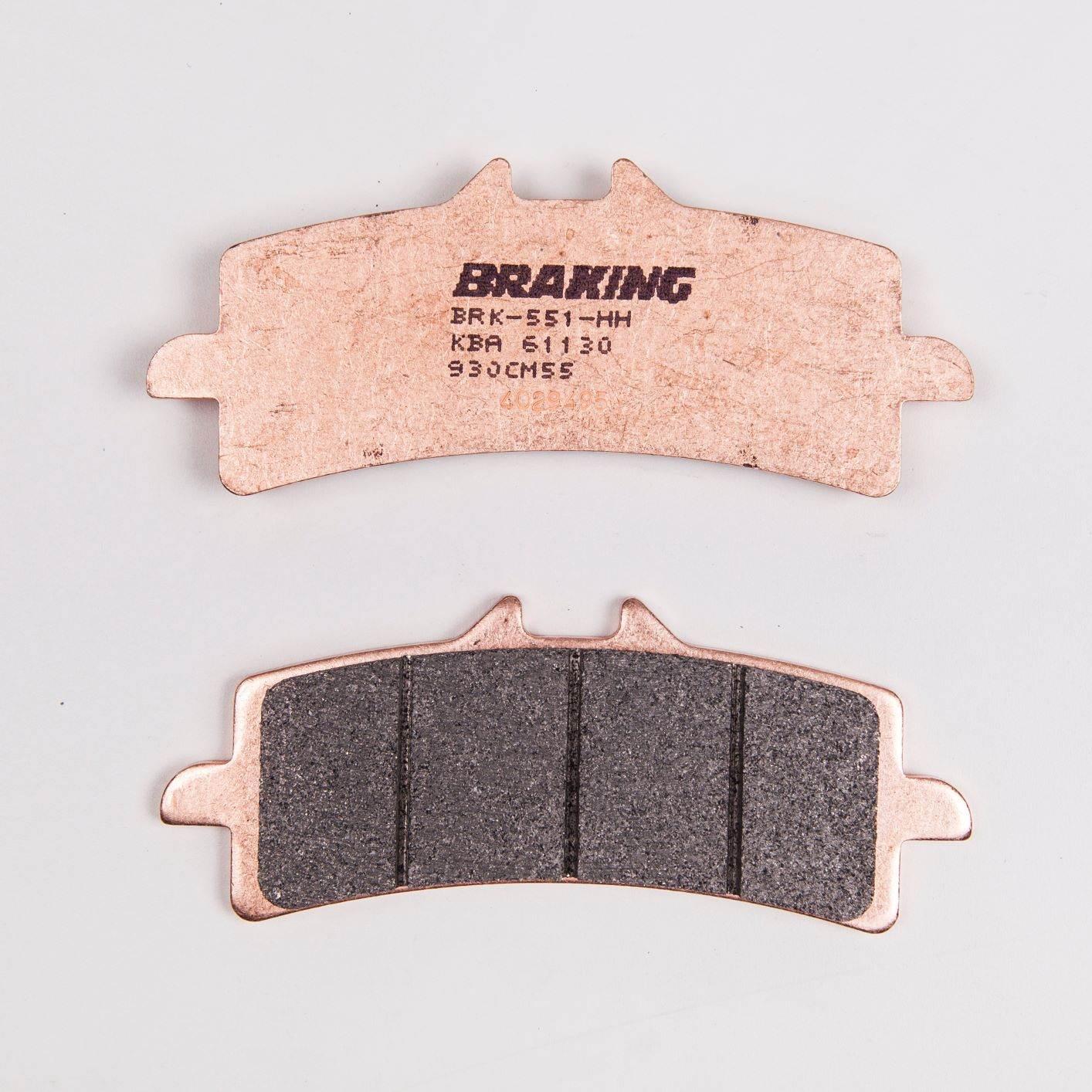 Klocki hamulcowe braking sintered 930cm55 przednie rsv4 multistrada