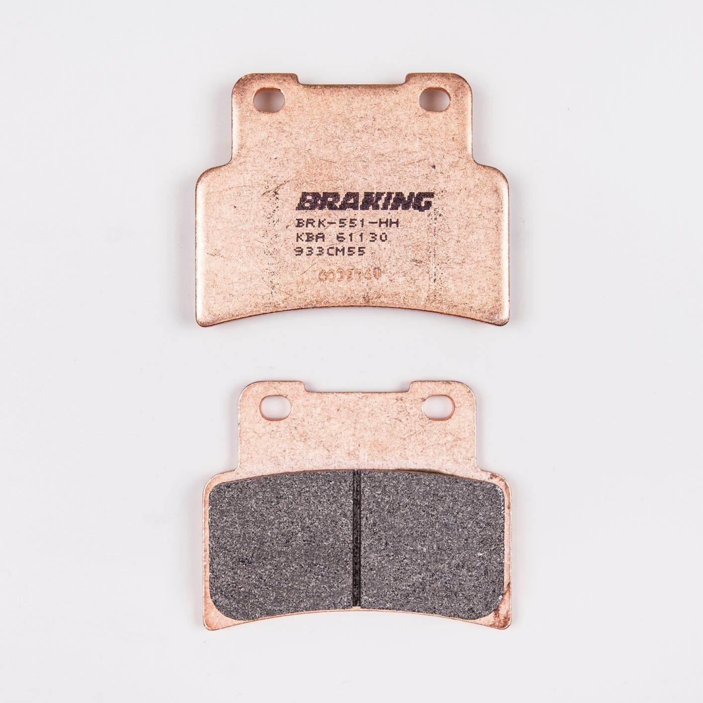 Klocki hamulcowe braking sintered 933cm55 przednie