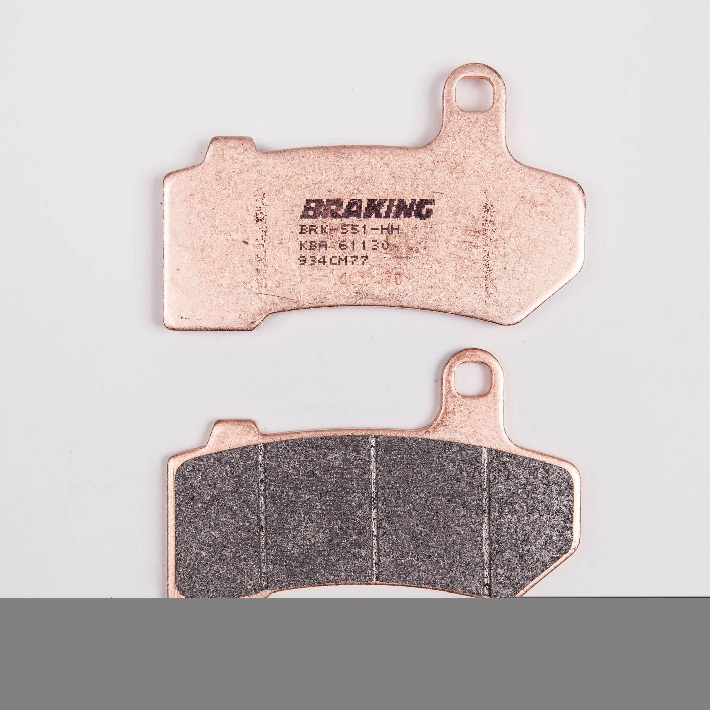 Klocki hamulcowe braking sintered 934cm77 przednie cruiser